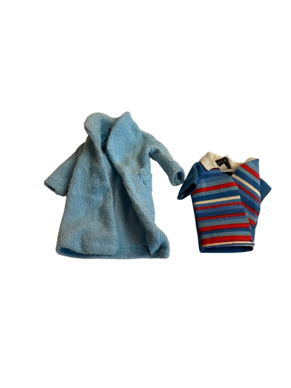 Vintage Mattel Barbie 1964 Ricky Doll Jacket Bathrobe No Belt 2 Pieces Lot